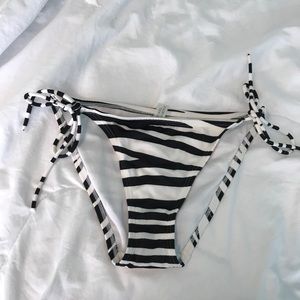 Zebra Bikini Bottoms